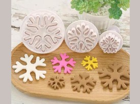 Set 3 cortantes expulsores COPOS DE NIEVE